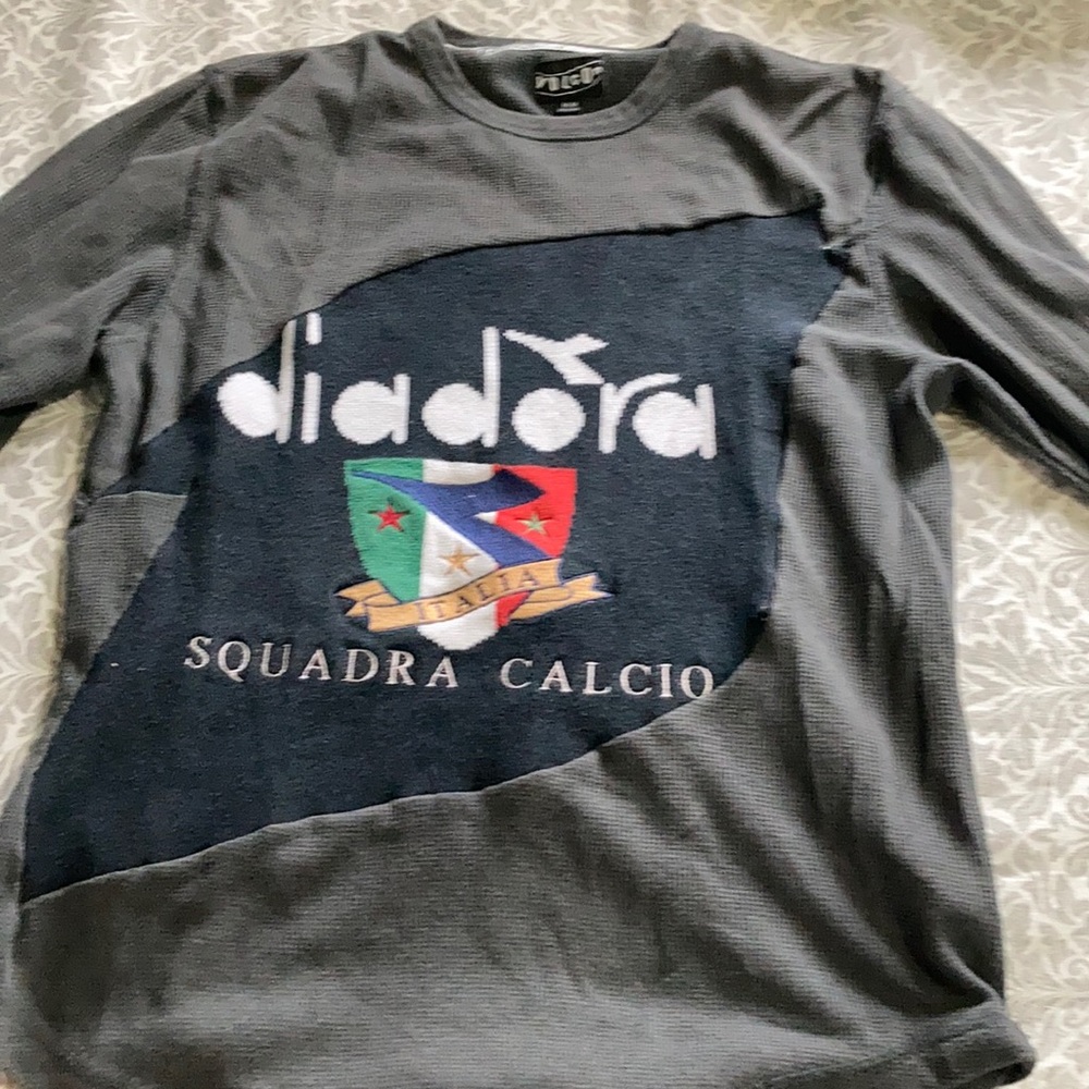 Diadora Volcom hand stitched shirt